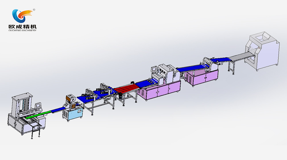 OC-1568F 4 Rows High-Capacity Bread Production Line